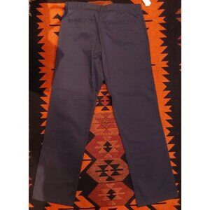 NEW Men's Old Navy Dark Blue Flat Front Cotton Chinos. Size 34W x 32L